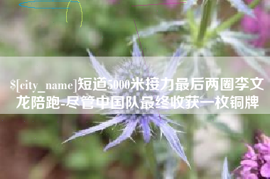 吐鲁番短道5000米接力最后两圈李文龙陪跑-尽管中国队最终收获一枚铜牌