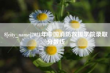 吐鲁番2021年中国消防救援学院录取分数线