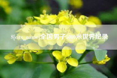 吐鲁番全国男子5000米世界纪录