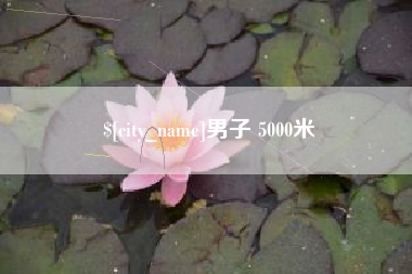 吐鲁番男子 5000米