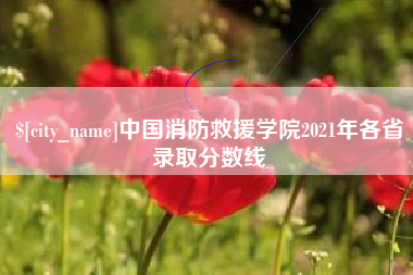 吐鲁番中国消防救援学院2021年各省录取分数线