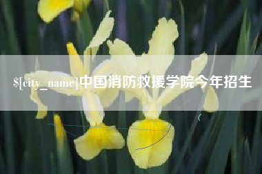 吐鲁番中国消防救援学院今年招生