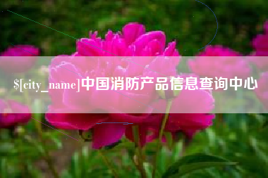吐鲁番中国消防产品信息查询中心