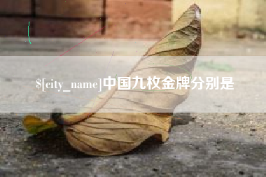 吐鲁番中国九枚金牌分别是