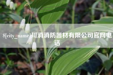 吐鲁番川消消防器材有限公司官网电话