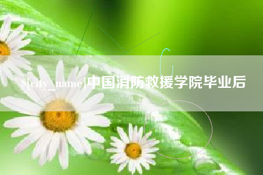 吐鲁番中国消防救援学院毕业后