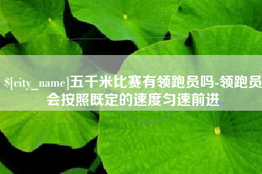 吐鲁番五千米比赛有领跑员吗-领跑员会按照既定的速度匀速前进