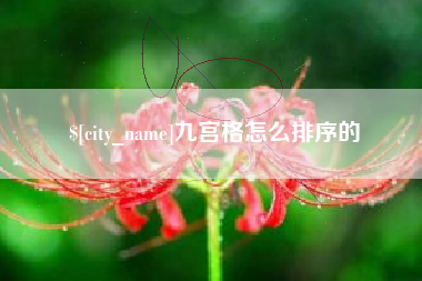 吐鲁番九宫格怎么排序的
