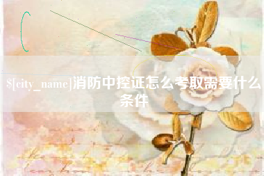 吐鲁番消防中控证怎么考取需要什么条件