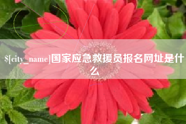 吐鲁番国家应急救援员报名网址是什么