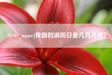 吐鲁番我国的消防日是几月几号？