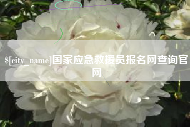 吐鲁番国家应急救援员报名网查询官网