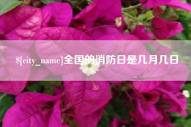 吐鲁番全国的消防日是几月几日